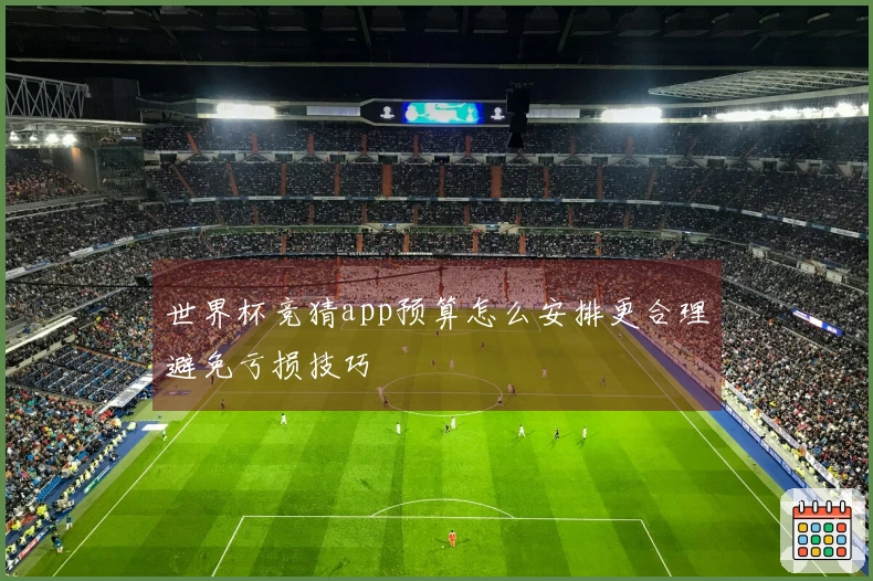 世界杯竞猜app预算怎么安排更合理避免亏损技巧